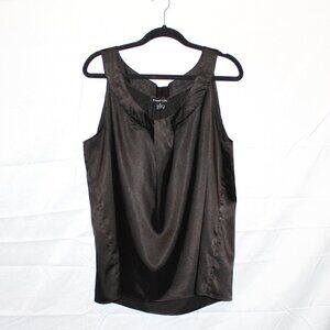 Sydney Tyler, Blouse, 14, Black, Sleeveless Tank, Lightly Used, Polyester/Spande